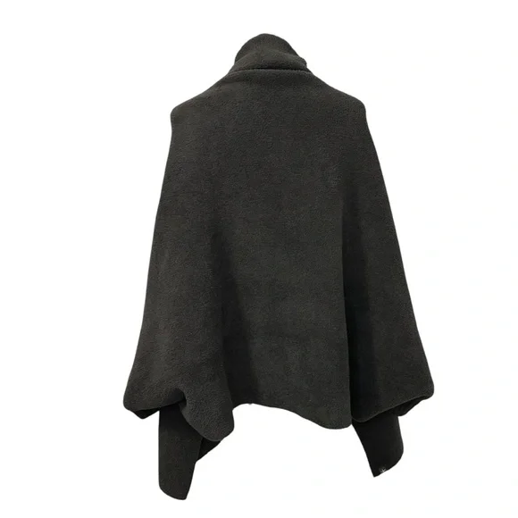 Barefoot Dreams Cozychic Womens Blanket Wrap One Size Carbon Gray - Picture 5 of 13